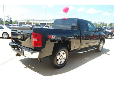 chevrolet silverado 1500 2011 black lt flex fuel 8 cylinders 4 wheel drive automatic with overdrive 77656