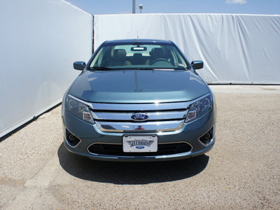 ford fusion 2012 blue sedan sel flex fuel 6 cylinders front wheel drive automatic 75235