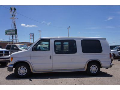 ford econoline e 150 2001 white van 6 cylinders automatic 79119