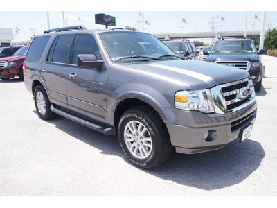 ford expedition 2012 gray suv xlt flex fuel 8 cylinders 2 wheel drive automatic 77074