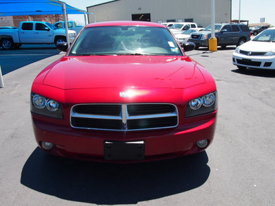 dodge charger 2009 dk  red sedan sxt gasoline 6 cylinders rear wheel drive automatic 76234