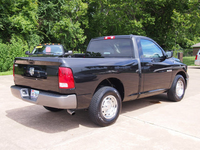 dodge ram pickup 1500 2010 black st gasoline 6 cylinders 2 wheel drive shiftable automatic 77515