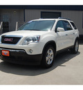 gmc acadia 2009 white suv slt gasoline 6 cylinders front wheel drive automatic with overdrive 77706