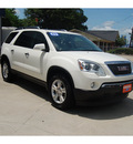 gmc acadia 2009 white suv slt gasoline 6 cylinders front wheel drive automatic with overdrive 77706