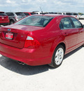 ford fusion 2011 red sedan se gasoline 4 cylinders front wheel drive automatic 76234