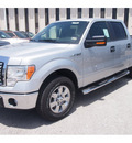 ford f 150 2012 silver xlt flex fuel 8 cylinders 2 wheel drive automatic 77074