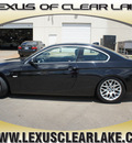 bmw 3 series 2007 black coupe 328i gasoline 6 cylinders rear wheel drive automatic 77546