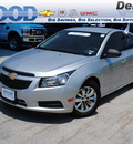 chevrolet cruze 2011 silver ice met sedan ls gasoline 4 cylinders front wheel drive 6 speed automatic 76206