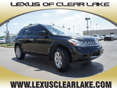 nissan murano 2007 black suv s gasoline 6 cylinders front wheel drive automatic 77546