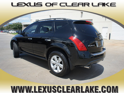 nissan murano 2007 black suv s gasoline 6 cylinders front wheel drive automatic 77546