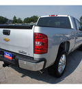 chevrolet silverado 1500 2012 silver pickup truck flex fuel 8 cylinders 2 wheel drive 6 spd auto,elec cntlled t 77090