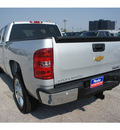 chevrolet silverado 1500 2012 silver pickup truck flex fuel 8 cylinders 2 wheel drive 6 spd auto,elec cntlled t 77090