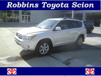 toyota rav4 2007 white suv limited gasoline 6 cylinders front wheel drive automatic 75503