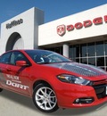 dodge dart 2013 red sedan rallye gasoline 4 cylinders front wheel drive 6 speed manual 75067