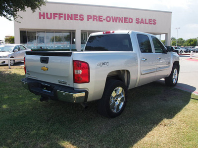 chevrolet silverado 1500 2011 silver lt flex fuel 8 cylinders 4 wheel drive automatic 75067