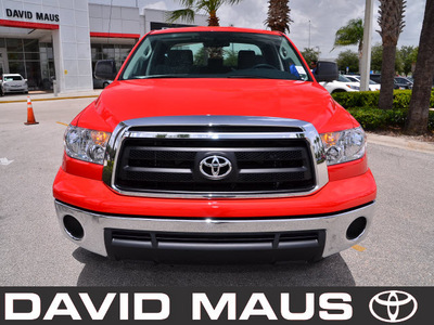 toyota tundra 2012 red sr5 gasoline 6 cylinders 2 wheel drive automatic 32771