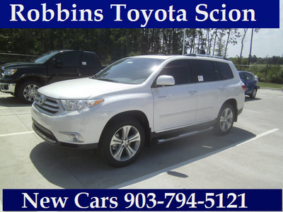 toyota highlander 2012 white suv limited gasoline 6 cylinders front wheel drive automatic 75569