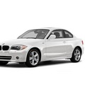 bmw 1 series 2012 white coupe gasoline 6 cylinders rear wheel drive not specified 77351
