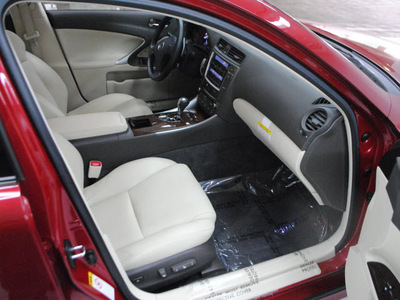 lexus is 250 2010 red sedan gasoline 6 cylinders rear wheel drive automatic 91731