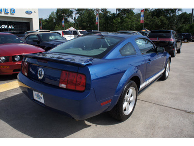 ford mustang 2007 blue coupe gasoline 6 cylinders rear wheel drive automatic 77338