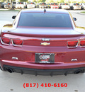 chevrolet camaro 2011 red coupe ss gasoline 8 cylinders rear wheel drive automatic 76051