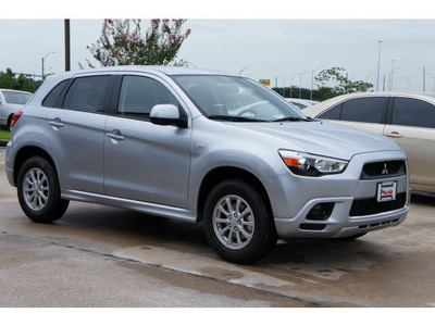 mitsubishi outlander sport 2012 silver es gasoline 4 cylinders front wheel drive automatic 77094
