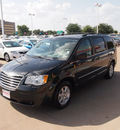 chrysler town and country 2010 black van touring gasoline 6 cylinders front wheel drive automatic 76053