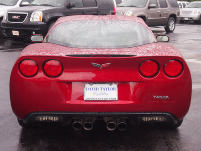 chevrolet corvette 2009 dk  red coupe 8 cylinders shiftable automatic 77074