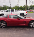 chevrolet corvette 2009 dk  red coupe 8 cylinders shiftable automatic 77074