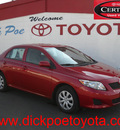 toyota corolla 2010 red sedan gasoline 4 cylinders front wheel drive automatic 79925