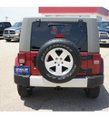 jeep wrangler unlimited 2011 red suv sahara gasoline 6 cylinders 4 wheel drive automatic 76645