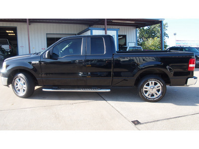 ford f 150 2008 black xlt gasoline 8 cylinders 2 wheel drive automatic with overdrive 77340
