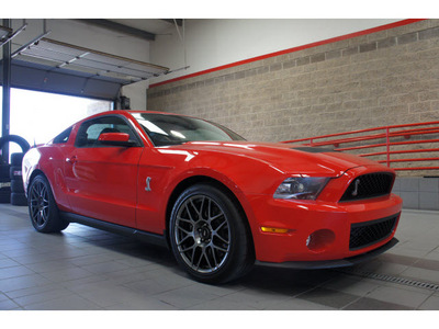 ford shelby gt500 2012 red coupe gasoline 8 cylinders rear wheel drive 6 speed manual 79015