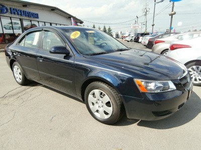 hyundai sonata 2008 blue sedan gl gasoline 6 cylinders front wheel drive automatic 13502