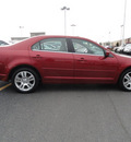 ford fusion 2006 red sedan sel gasoline 6 cylinders front wheel drive automatic 60915