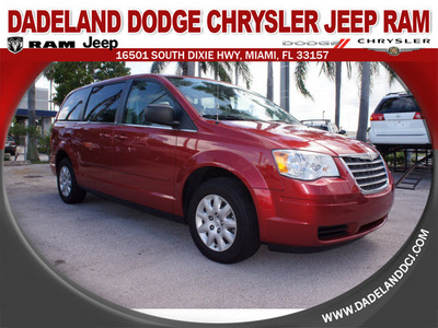 chrysler town country 2010 red van lx flex fuel 6 cylinders front wheel drive automatic 33157