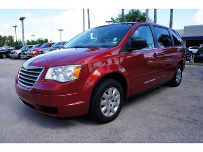 chrysler town country 2010 red van lx flex fuel 6 cylinders front wheel drive automatic 33157