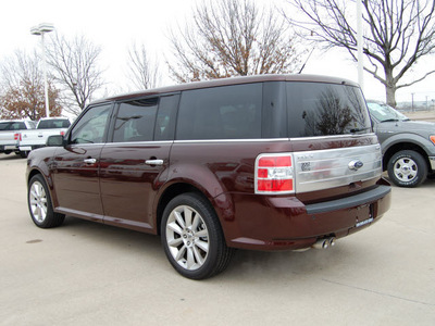 ford flex 2010 dk  red suv limited gasoline 6 cylinders front wheel drive automatic 76011