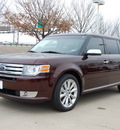 ford flex 2010 dk  red suv limited gasoline 6 cylinders front wheel drive automatic 76011