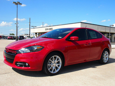 dodge dart 2013 red sedan rallye gasoline 4 cylinders front wheel drive 6 speed manual 76011