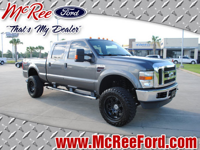 ford f 350 2008 gray super duty diesel 8 cylinders 4 wheel drive automatic with overdrive 77539