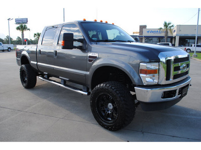 ford f 350 2008 gray super duty diesel 8 cylinders 4 wheel drive automatic with overdrive 77539