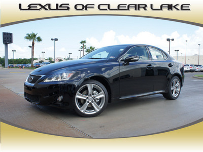 lexus is 250 2012 black sedan gasoline 6 cylinders rear wheel drive automatic 77546