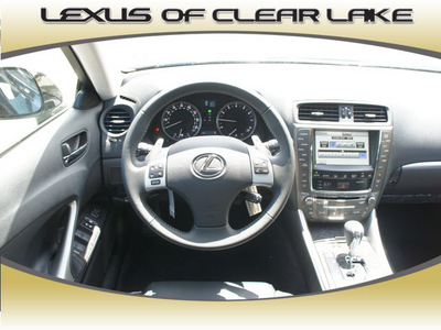 lexus is 250 2012 black sedan gasoline 6 cylinders rear wheel drive automatic 77546