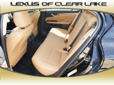 lexus gs 450h 2013 black sedan hybrid 6 cylinders rear wheel drive automatic 77546