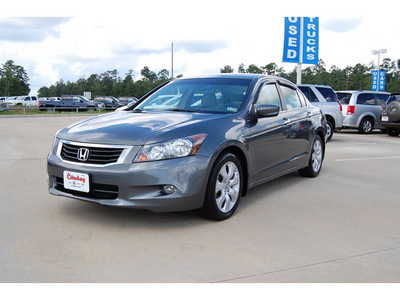 honda accord 2008 gray sedan ex l v6 gasoline 6 cylinders front wheel drive automatic with overdrive 77656