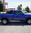 ford ranger 2004 blue pickup truck gasoline 6 cylinders rear wheel drive automatic with overdrive 76087