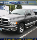 dodge ram pickup 1500 2004 gray pickup truck slt 8 cylinders rear wheel drive automatic 98632