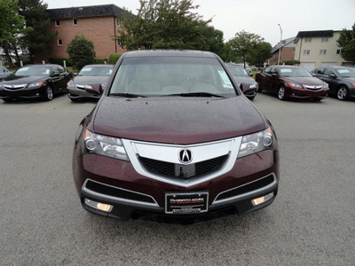 acura mdx 2012 dk  red suv advance awd gasoline 6 cylinders all whee drive automatic with overdrive 60462