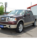 ford f 150 2008 dk  red king ranch flex fuel 8 cylinders 4 wheel drive automatic with overdrive 77632